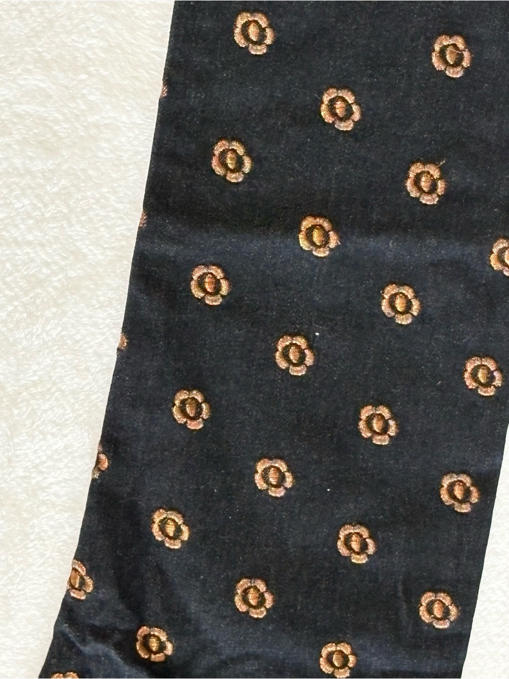 Pilcro Women’s Black Jeans with Brown Floral Print - Picture 3 of 7